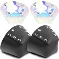 thumbnail image 4 of Shisuyan 2 Pairs Roller Skates Toe Protector PVC Durable for Skating Shoes, 4 of 8