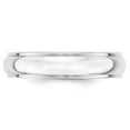 thumbnail image 2 of 10k White Gold 5mm Half Round with Edge Wedding Band Size 12.5 1WHRE050, 2 of 4