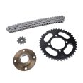 thumbnail image 1 of Chain Sprocket Kit, Easy To Install Toothless Flywheel 420 Sprocket and Chain Kit  for Go Karts All Terrain Vehicles Motorcycles, 1 of 7