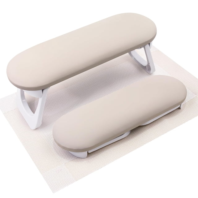 Reposabrazos para uñas SUBAY, plegable, de piel sintética, para salón de manicura