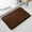 Coffee, variant on Bath Mat, Coral Velvet Embossed Memory Foam Bathroom Rug, Water Absorbent Non-Slip Washable Carpet, Soft Thick Anti-Fatigue Floor Mat for Shower Sink, 19.7 x 31.5 in, Low Profile, 1 Piece
