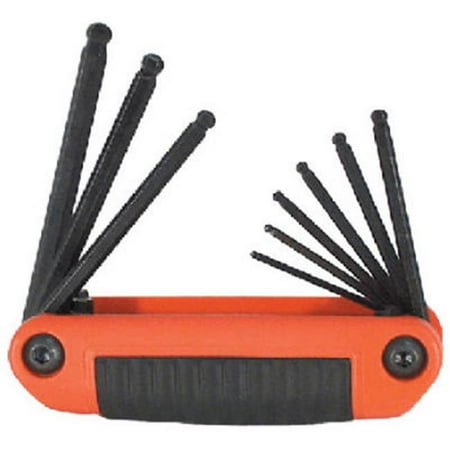 

25919 9-In-1 Medium Fold Up Ball Hex Key Set