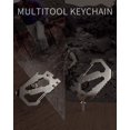 thumbnail image 4 of SkyFox 12-in-1 EDC Credit Card Multitool, Carabiner Keychain Clip with AirTag Case, Backpack Clasp with Anti-Lost and Quick Release Clip,Bottle Opener Spoke Wrenches,Hex Wrench and Screwdriver, 4 of 7