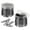 Black, variant on Uxcell Paper Clips 2 Inch Vinyl Coated with Box for Office Home White Count 200