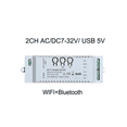 thumbnail image 3 of 2CH WiFi Smart Switch DIY Timer APP 7-32V USB 5V 2.4G WiFi Home Automation Module for Home IFTT,1 * Smart Switch,White, 3 of 8