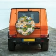 thumbnail image 6 of Naloa Construction Machinery1 PVC Leather Spare Tire Wheel Cover for Car Truck SUV Camper Trailer Universal Fit many size16 inch, 6 of 6