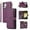 Darkpurple, variant on TECH CIRCLE Wallet Case For Samsung Galaxy S20 Ultra,PU Leather Magnetic Flip Folio Purse Case with Card Slots Holder Shoulder Strap Wristlet Girl Women Case for Samsung Galaxy S20 Ultra 2020,Rosegold