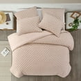 thumbnail image 2 of Grace Living Meah 5pc King/California King Duvet Set, Blush, 2 of 7
