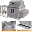 thumbnail image 5 of BUTINGLALE Chicken Coop 115in Large Chicken House with Run Poultry Cage with Nesting Boxes, 8-10 Chickens, 5 of 9