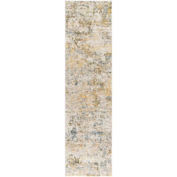 Boutique Rugs Chas Contemporary Runner Rug - Tan, Light Sage, Sage - 2'7" x 10' Runner
