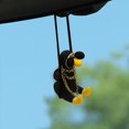 thumbnail image 3 of Adorno Colgante de Pato para Coche Accesorios Colgantes para Espejo Retrovisor Negro YONGSHENG, 3 of 5