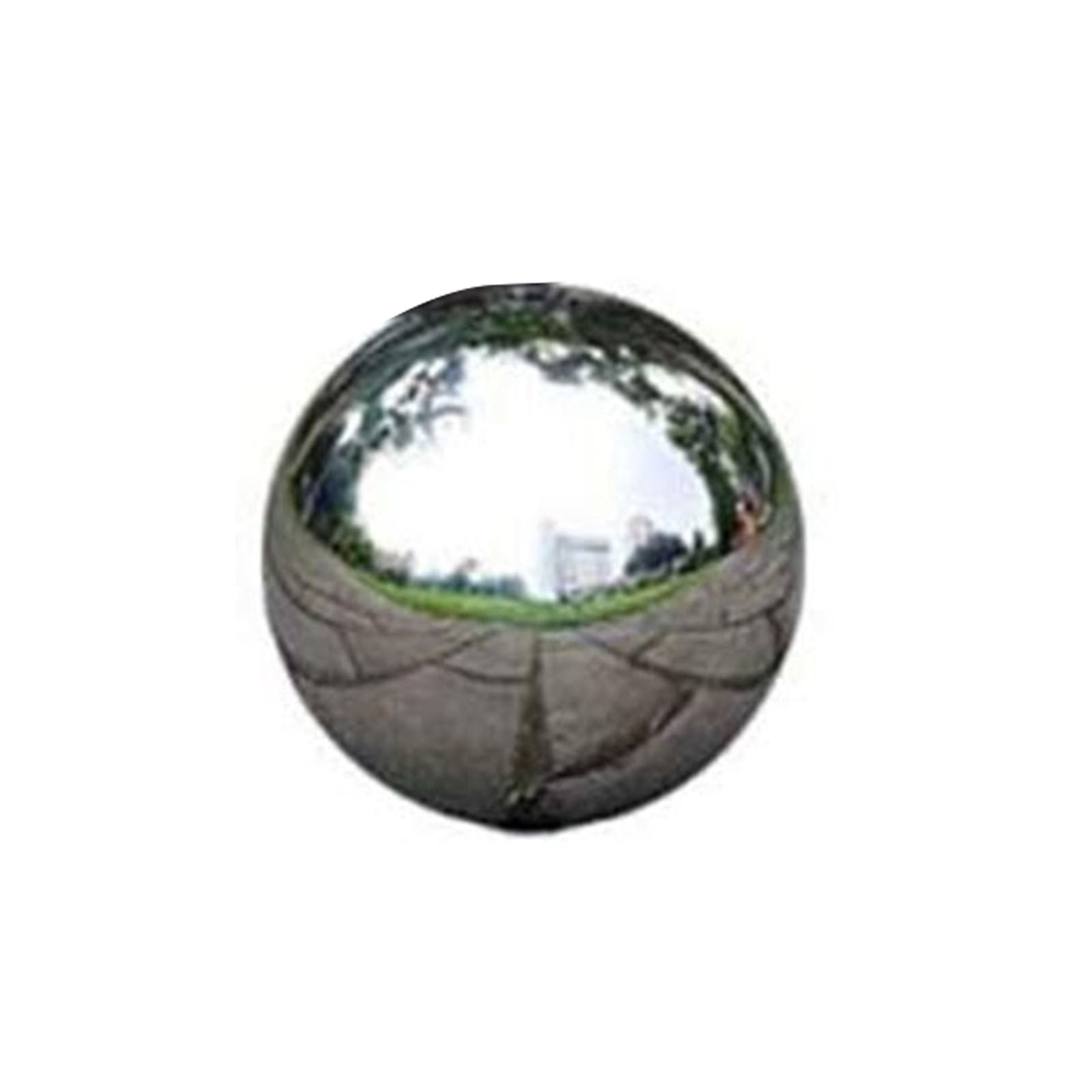Stainless Steel Gazing Globe 12 Inch Durable Stainless Steel Gazing Ball Gazing Globe Mirror Ball Garden Sphere Metal Outdoor Mirrors Gazing Balls for Gardens On Clearance Home Ornament Decorations 5i