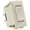 Ivory, variant on JR Products 12695 Momentary-On/Off/Momentary-On Switch with Bezel - White