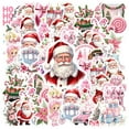 thumbnail image 3 of 35pcs Cute Santa Stickers Christmas Candy Stickers Pink Snowman Stickers for Laptops Suitcases Notebooks, 3 of 9