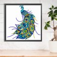 thumbnail image 3 of Diamond Painting 5D DIY Parcial Drill Peacock Animal Kit Home Decor (GSYX119) Hugtrwg Para estrenar, 3 of 9