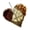 1, variant on Natural Handcraft Iron Bird Nest Heart Garden Yard Craft Set For Home Decoration