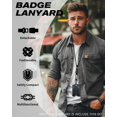 thumbnail image 3 of Lanyards LIUGX Heavy Duty Breakaway con cierre rápido, paquete de 2, 3 of 7