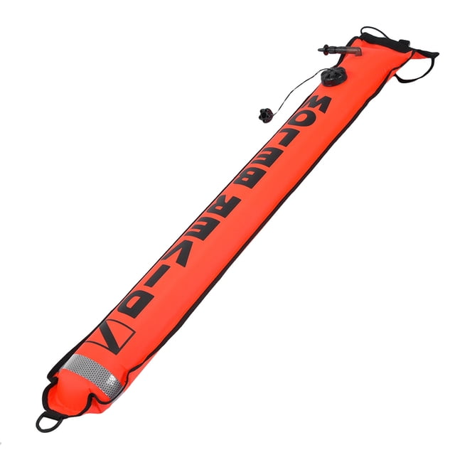 Boya Marcadora de Buceo, tubo de Señal de Buceo, Boya Marcadora de Señal de Seguridad, Inflable de Alta Visibilidad de 5 Pies