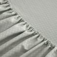 thumbnail image 5 of Lanco Premium Luvelle 6 Piece Sheet Set, Bed Size: King, 100% Microfiber, Solid Color, Light Grey, Set Includes: (1) Flat Sheet, (1) Fitted Sheet, (4) Pillow Case, 5 of 7