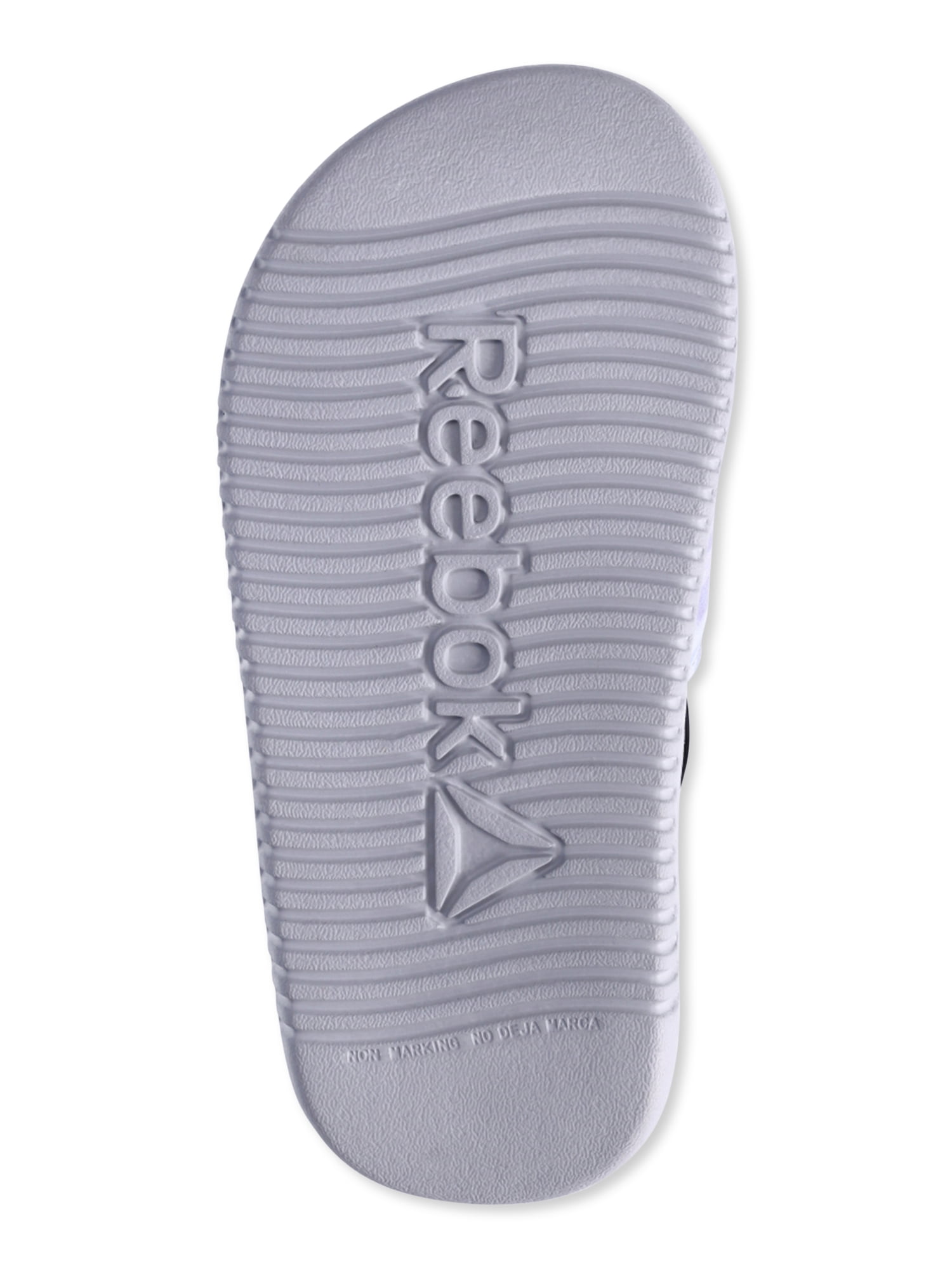 Reebok Girls Dual Density Comfort Slide Sandals with Adjustable Strap, Sizes 13-5