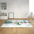 thumbnail image 2 of Hello Winter Alaskan Malamute Frosty Morning Walk Welcome Snowy Christmas Indoor Rug Alaska Mal Dog Lovers Gifts Carpet Living Bed Room Sofa Home Decor - 02018, 2 of 5
