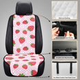 thumbnail image 5 of FOR U DESIGNS Car Seat Cover Non-Slip Universal Car Accessories Pink Strawberry Flower Print, All-Season, Comfort, Washable Polyester, Quilted Car Accessories for Most Cars SUVs Trucks, 5 of 7