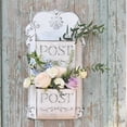 thumbnail image 2 of Bigfortune Metal Wall Planter For Outdoor Indoor,Metal Plant Pot Holders,Rustic Wall Hanging Planter,Garden Wall Flower Planters, 2 of 8