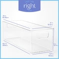 thumbnail image 3 of Recipiente de plástico Primebox para almacenamiento de alimentos, 6 unidades, transparente, 14 x 65 cm, 3 of 7