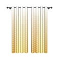 thumbnail image 4 of Aofoto Blackout Curtains with Thermal and Sound Reducing for Bedroom, Yellow Striped Printed Drapes,2 Panels,42x63 inches, 4 of 5