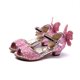thumbnail image 1 of Sandalias de princesa para niñas, zapatos de lentejuelas de baile latino con purpurina para niños, mariposa, diamante, tacón alto, fiesta de verano, zapatos de cristal 27 Gao Jinjia LED, 1 of 2