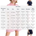thumbnail image 5 of Eltusu Girls Cotton Dresses, Button Collared Short Sleeve A-Line School Uniform Dress Navy Size 9-10 T, 5 of 5