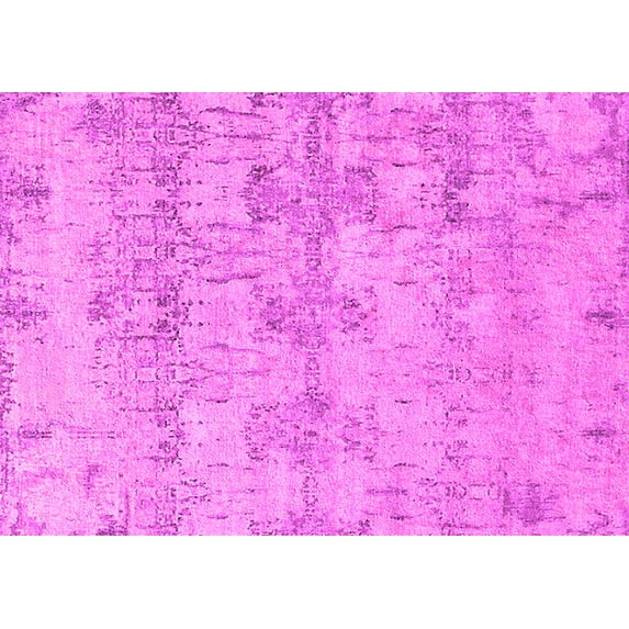 Ahgly Company Indoor Rectangle Solid Pink Modern Area Rugs, 8' x 10'