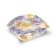 thumbnail image 5 of Dreamy Purple Blue Yellow Flowers Throw Pillow Covers Pillowcases 16 x 16 Inch Home Decor 2 Packs for Bedroom Sofa, 5 of 6
