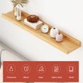 thumbnail image 4 of Primegos Modern Wall Mounted Storage Rack Strong Load-bearing Simple Installation Bathroom Floating Shelves Display Organizer, 4 of 7