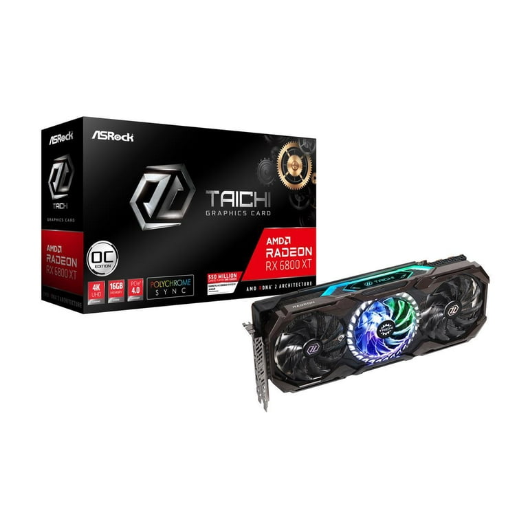 NeweggBusiness - ASRock Radeon RX 6800 XT Taichi Gaming Graphics Card with  16GB GDDR6, AMD RDNA 2 (RX6800XT TCX 16GO)