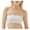 White, variant on Bigersell Workout Bras Summer Girls Bras Lace Bra Style B2160 V-Neck Padded Bras Pull-On Bra Closure Big Girls Plus Size Yoga Bras for Women Black L