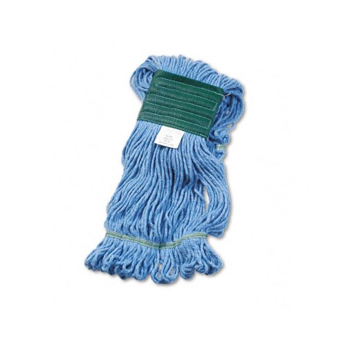 Unisan Super Loop Medium Blue Cotton/Synthetic Wet Mop Head