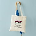thumbnail image 4 of CafePress - At My Age I Need Glasses Tote Bag - Unisex Canvas Tote Bag, Beige, 1-Piece, 4 of 6