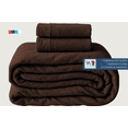thumbnail image 4 of Juego de Sábanas Polares Matrimoniales We2 Dream - Extra suave s- Para todo el año y habitaciones con aire acondicionado - Color Chocolate, 4 of 12
