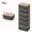 gray, variant on NTYNTY 6-Piece Plaid Rattan Bamboo Cover Storage Box, Very Suitable for Home Decoration, Modern, Plastic.