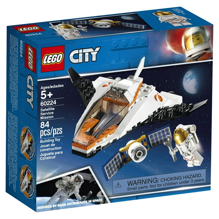 LEGO City Space Mars Research Shuttle 60226 Space Shuttle Toy Building Kit  with Mars Rover and Astronaut Minifigures, Top STEM Toy for Boys and Girls