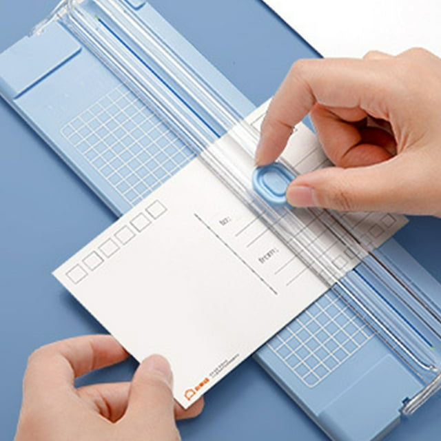 YIMWNYI Bidirectional Paper Cutter A4 Paper Cutter Handheld Cutting Tool, Efficient Office Paper Trimmer, Versatile Crafting Accessory, Reliable Manual Cutting Machine, Ideal for Crafters