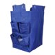 thumbnail image 4 of Carro De Limpieza Bidireccional Para Herramientas De Carro De Limpieza Para Hoteles 4/6 Bolsillos 4-azul Yotijar Carrito de basura, 4 of 9