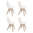 thumbnail image 1 of 4 sillas Eames para niños y niñas modernas (blancas, grises y rosas) Duduk, 1 of 4