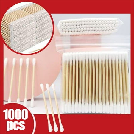 ERTUTUYI Compostable E^cological Wood Sustainable B^iodegradable Cotton 100% Stalks 1000 And A Of Batch Cotton Cotton Beauty Tools