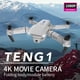 thumbnail image 4 of Drone With Dual 1080P HD FPV Camera Remote Control Toys Gifts For Boys Girls With Altitude Hold Headless Mode Start Speed AdjustmentTeissuly Clearance (White, 12.5x8.1x5.3cm(4.9x3.2x2.1in).) Teissuly WER202308291999, 4 of 9