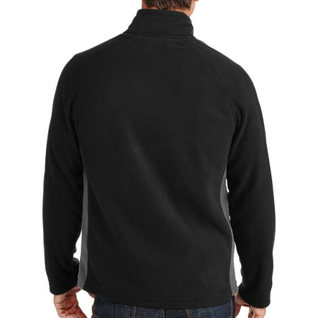 Men's Winter 1/4 Zip Fleece Jacket - Walmart.com