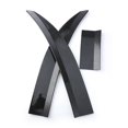 thumbnail image 5 of Universal Car Spoiler, Adjustable Rear Trunk Spoiler Lip Roof Tail Wing Accessories, Carbon Fiber, 5 of 5