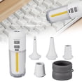 thumbnail image 2 of Portable Cordless Mini Vacuum Cleaner, Rechargeable Handheld Keyboard Vacuum, Multi-Nozzle Desktop Dust Cleaner, Rechargeable Small USB Vacuum for Office, Desk, Laptop, Electronics Cleaning, 2 of 6