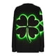 thumbnail image 5 of TaTaai Ladies Fashion St. Patrick's Day Print Loose Round Neck Sweatshirt Casual Long Sleeve Pullover Top Soft Polyester for Daily Streetwear Office All Season Gift, 5 of 5